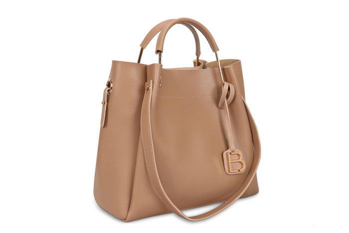 Lucky Bees Bolso de Hombro Camel